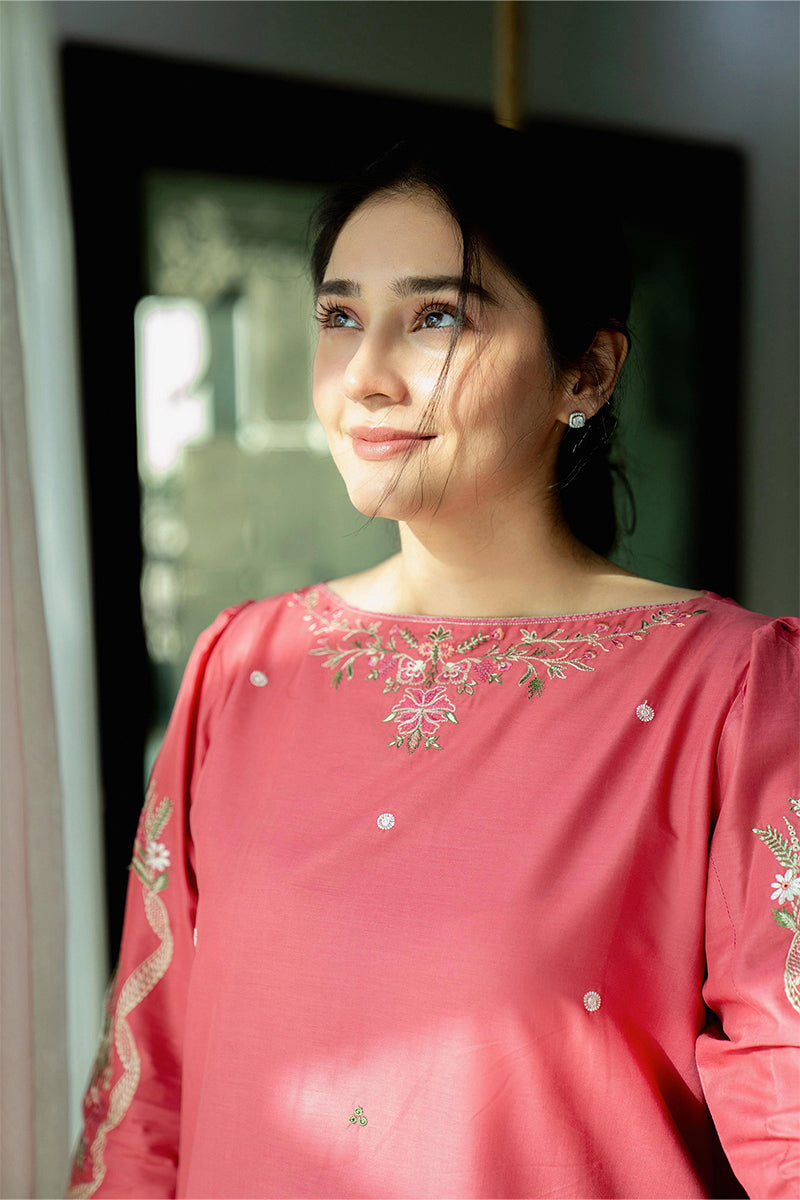 URGE - 2PC DHANAK EMBROIDERED CL-W207