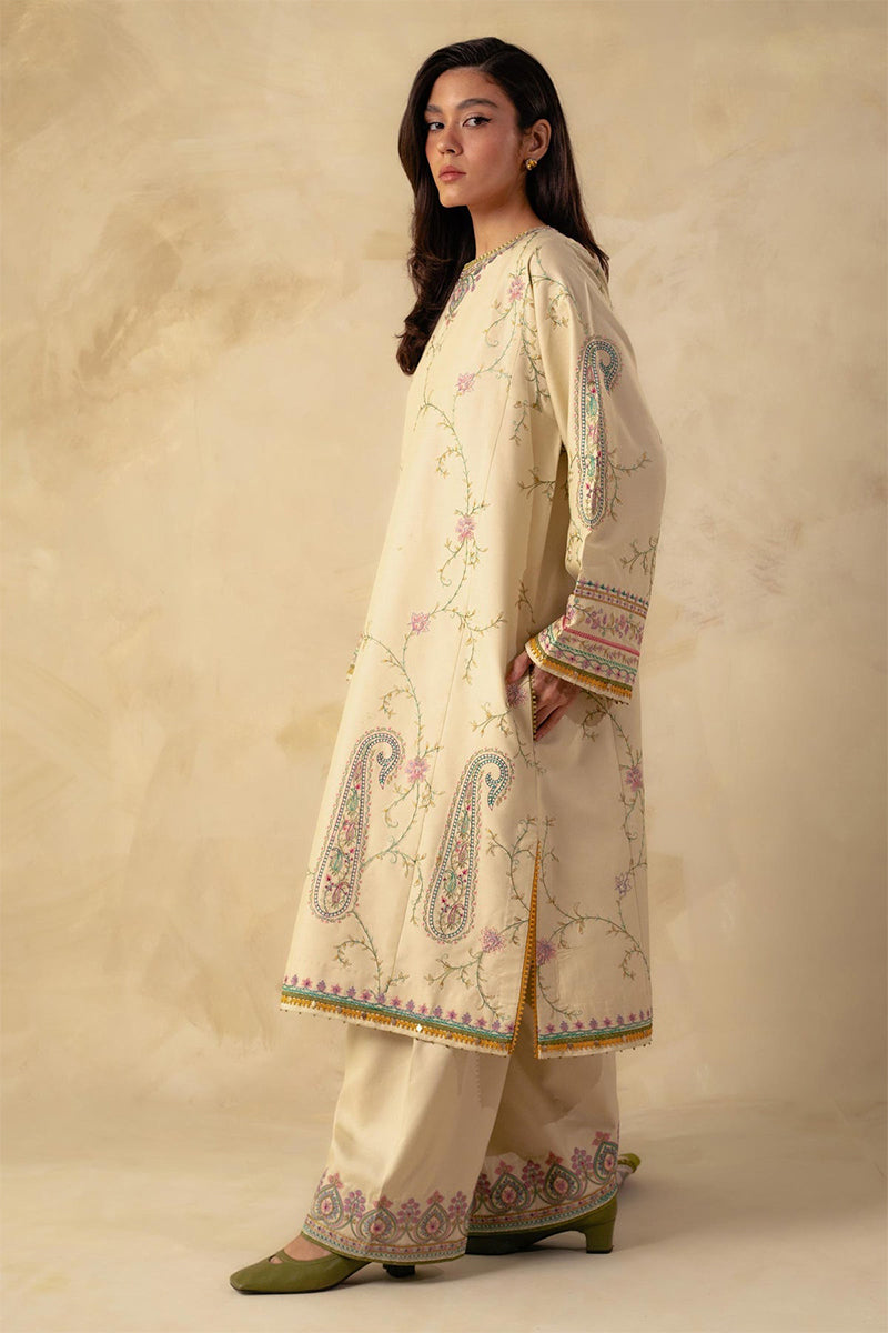 ZARA SHAH JAHAN - 3PC DHANAK EMBROIDERED CL-W81S