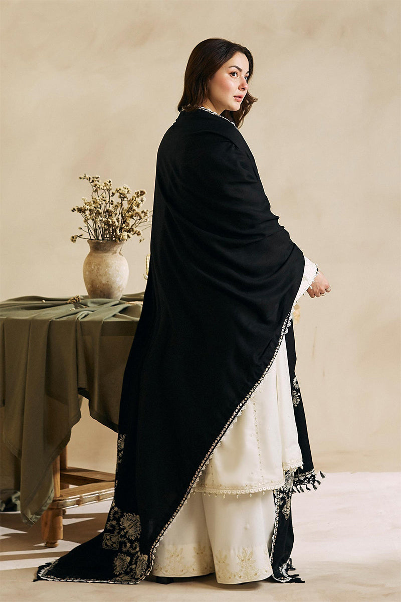 ZARA SHAH JAHAN - 3PC DHANAK EMBROIDERED CL-W80W