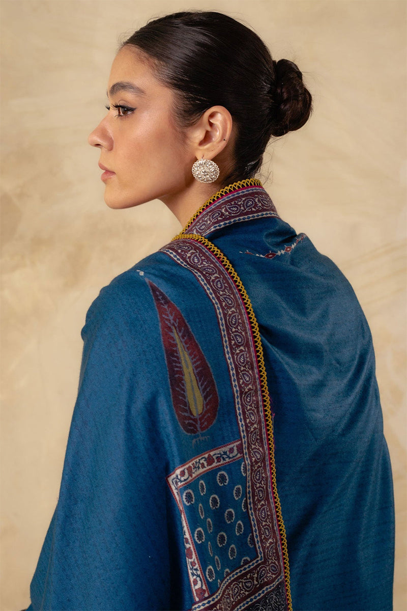 ZARA SHAH JAHAN - 3PC DHANAK EMBROIDERED CL-W143