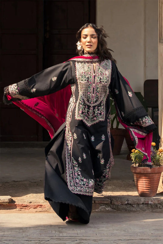 ZARPOSH - 3PC DHANAK EMBROIDERED CL-W120